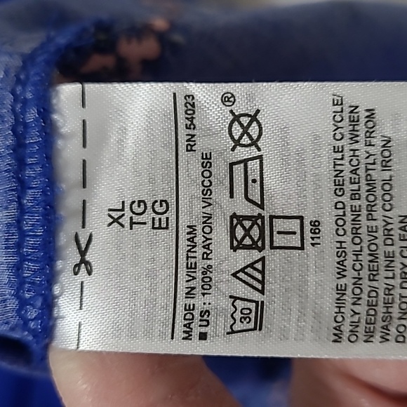 Old Navy Indigo Floral Dress - Picture 5 of 7
